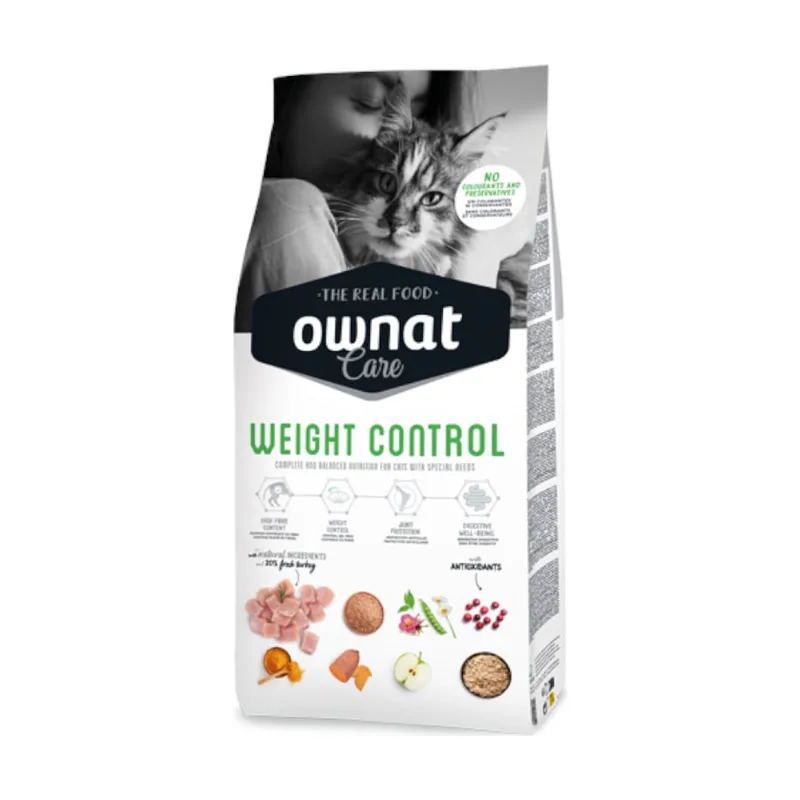 Ownat Care Weight Control Pienso Pavo para gatos