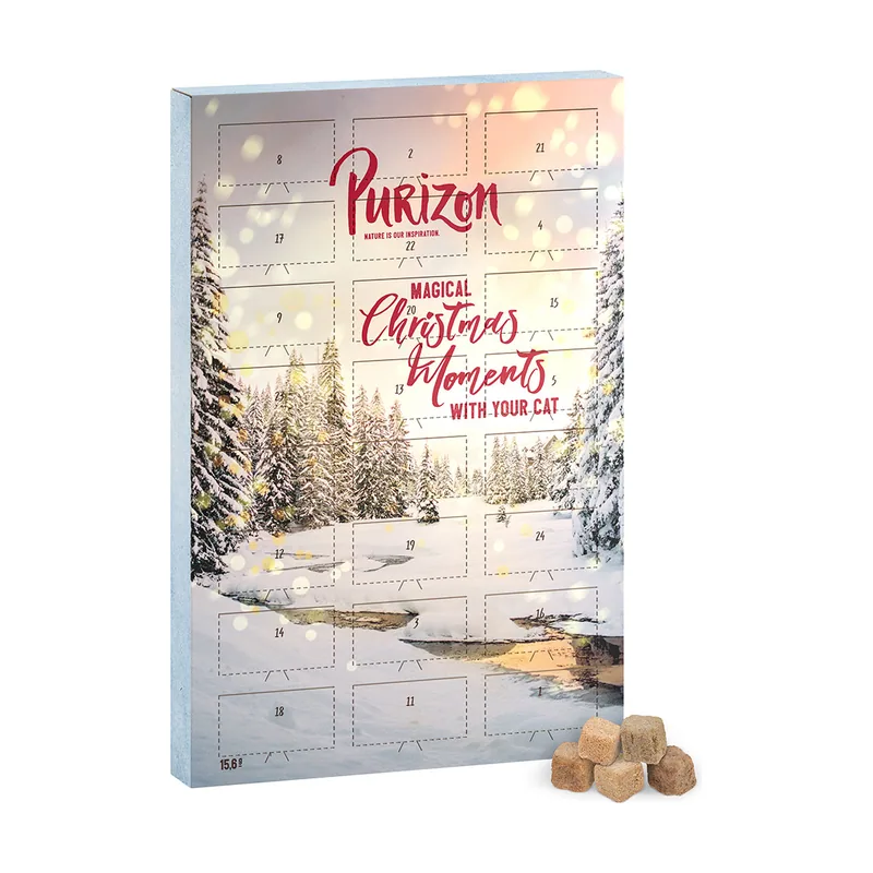 Calendario de Adviento para gatos sin cereales