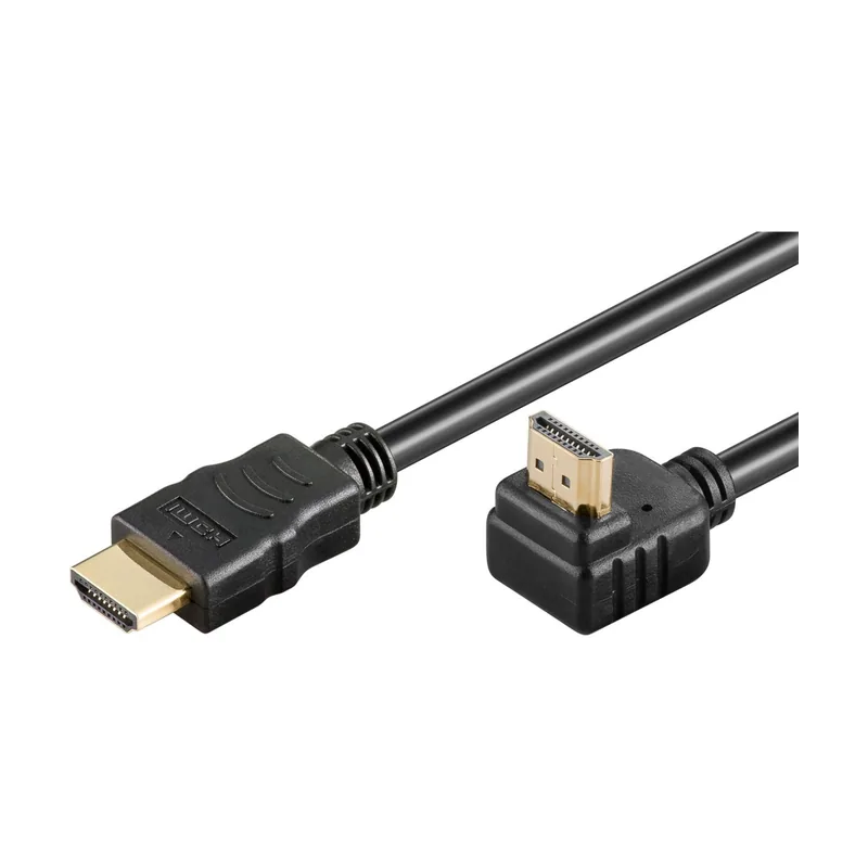 Cable HDMI de alta velocidad 90° con Ethernet