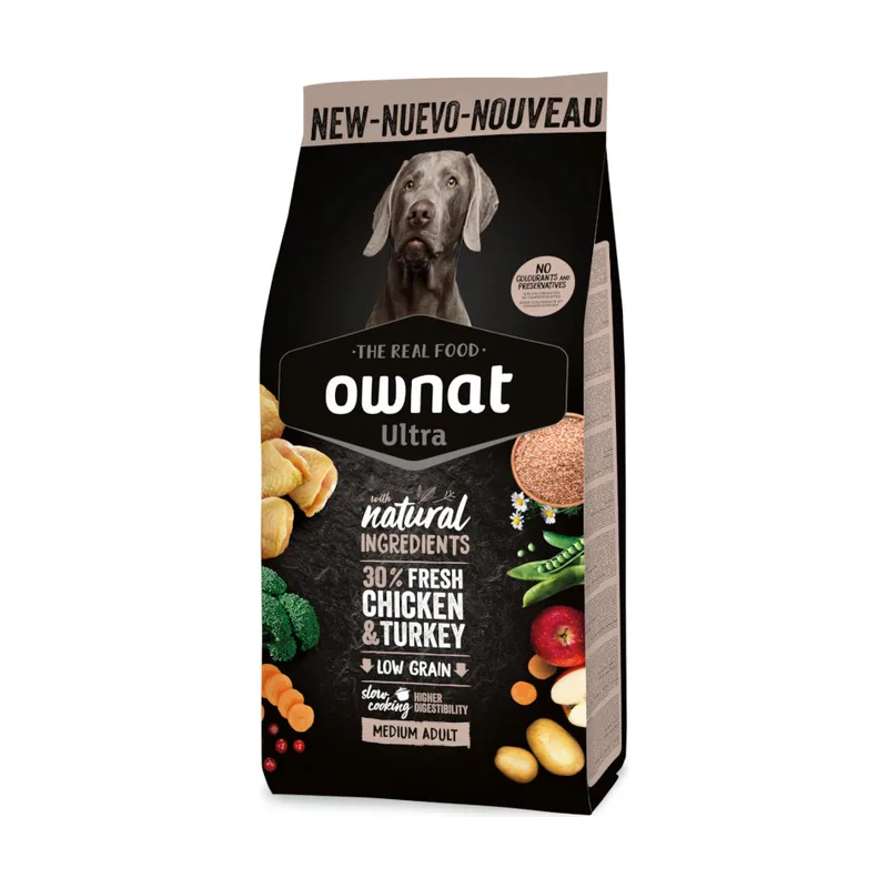 Ownat 3 kg Ultra Medium Adult pienso