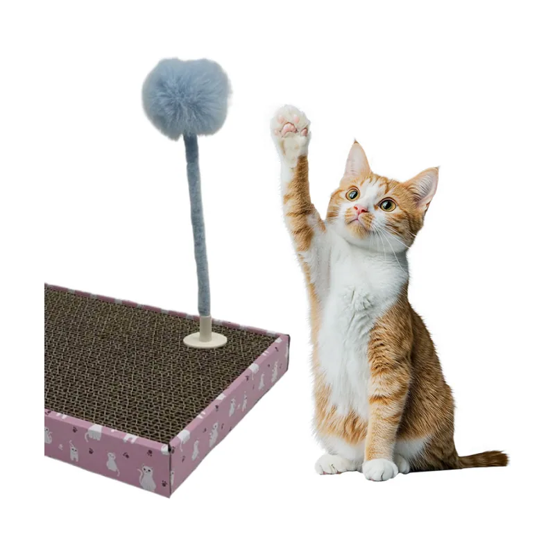 Leeby Babette juguete pom-pom para rascador de gatos