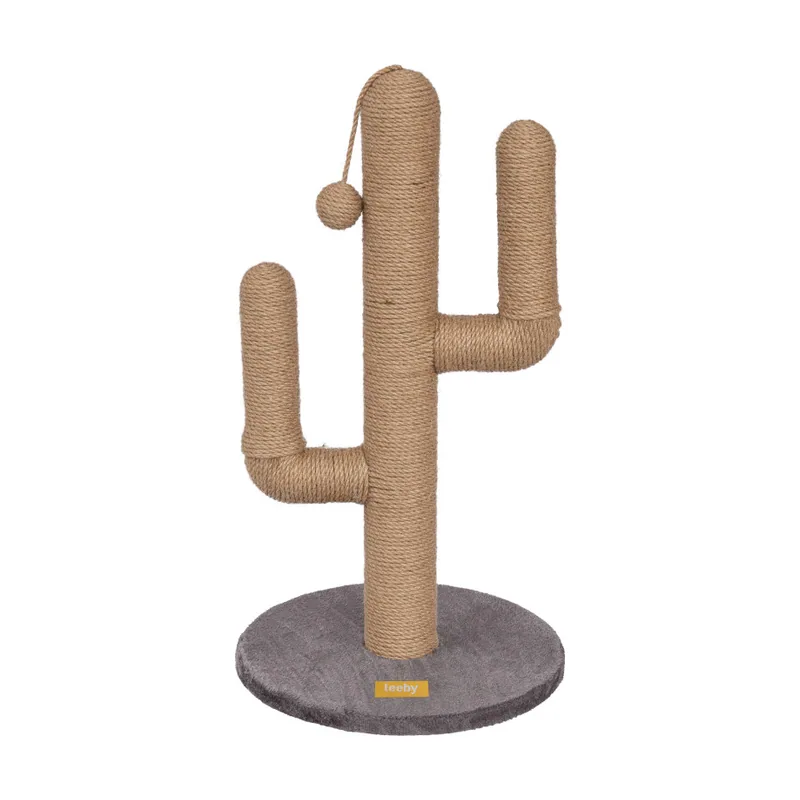 Leeby Carmen Cactus rascador con juguete para gatos