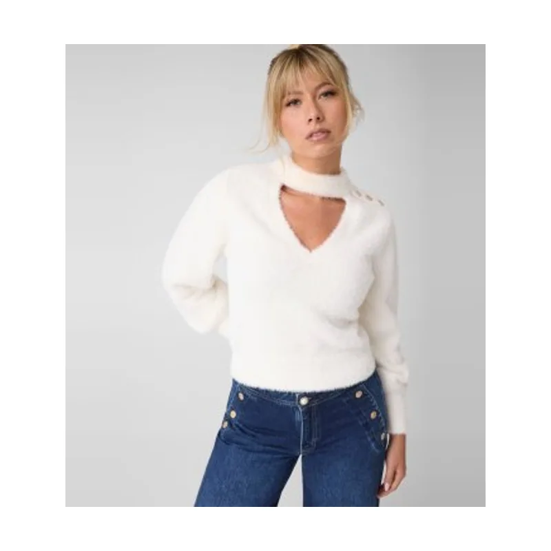 Jersey Jaycee con cuello chocker W6BR74Z1761