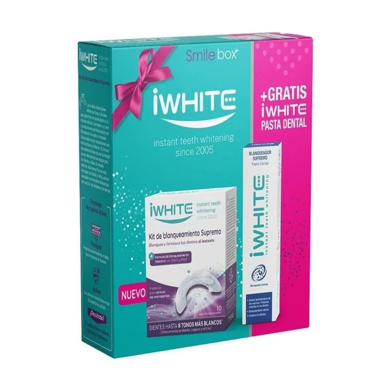 IWhite Kit Blanqueamiento Supremo 10 Moldes + Pasta