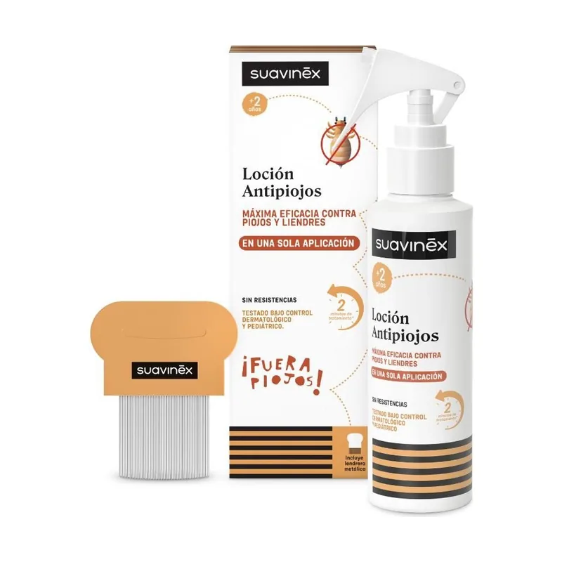 Loción Antipiojos 125 ml + Lendrera