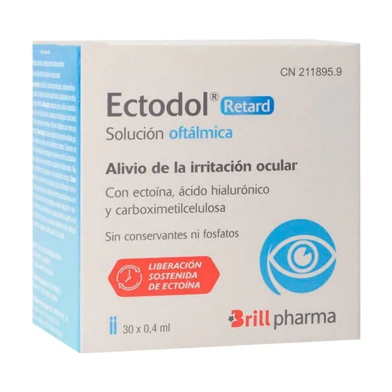 Brill Pharma ECTODOL Retard Solución Oftálmica Monodosis 0,4mlx30 unidades