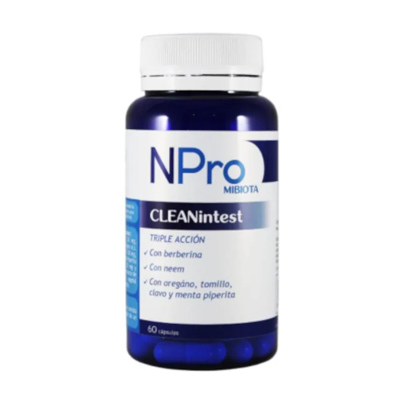 Mibiota CLEANintest 60 cápsulas