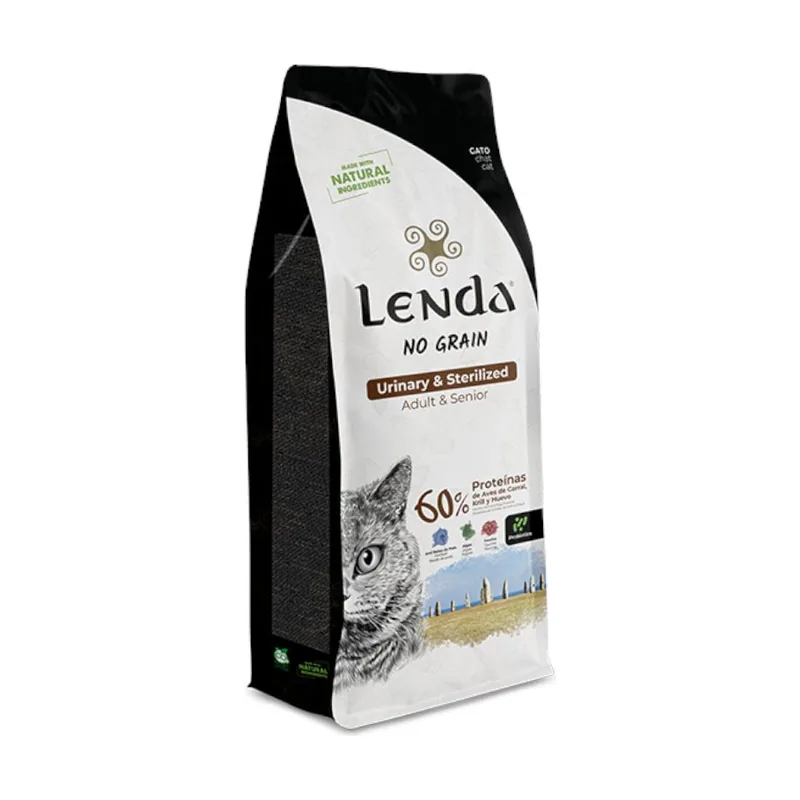 Lenda 7 kg No Grain Urinary & Sterilized Adult & Senior pienso