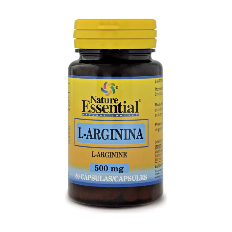 L-Arginina 500 mg 50 Cápsulas