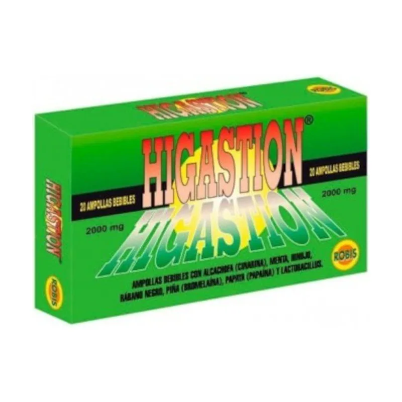 Higastion 20 Ampollas