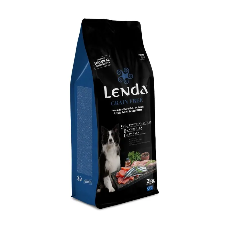Lenda 2 Kg Grain Free Pescado y Krill pienso