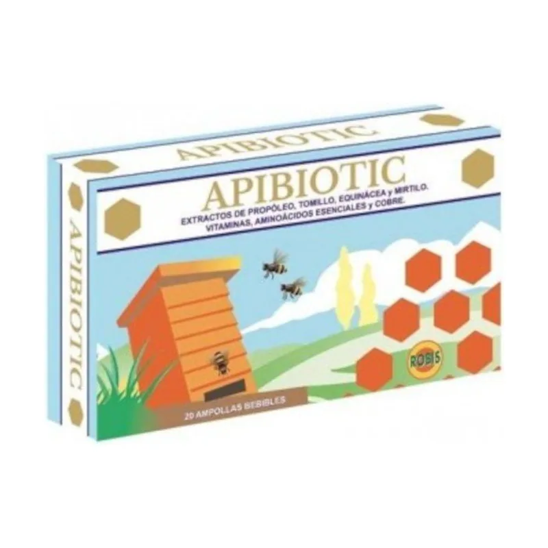 Apibiotic 20 Ampollas