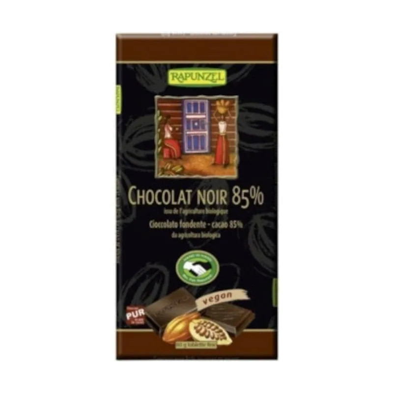 Chocolate 85% Cacao Bio 80 g