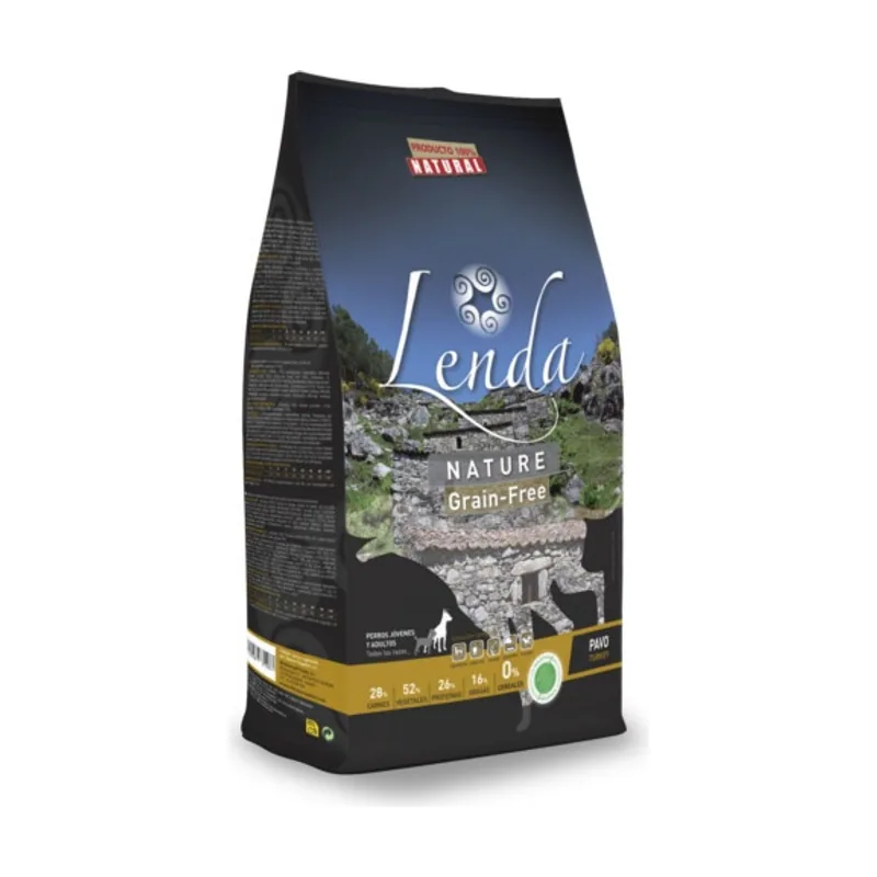 Lenda 12 kg Nature Grain Free Pavo pienso