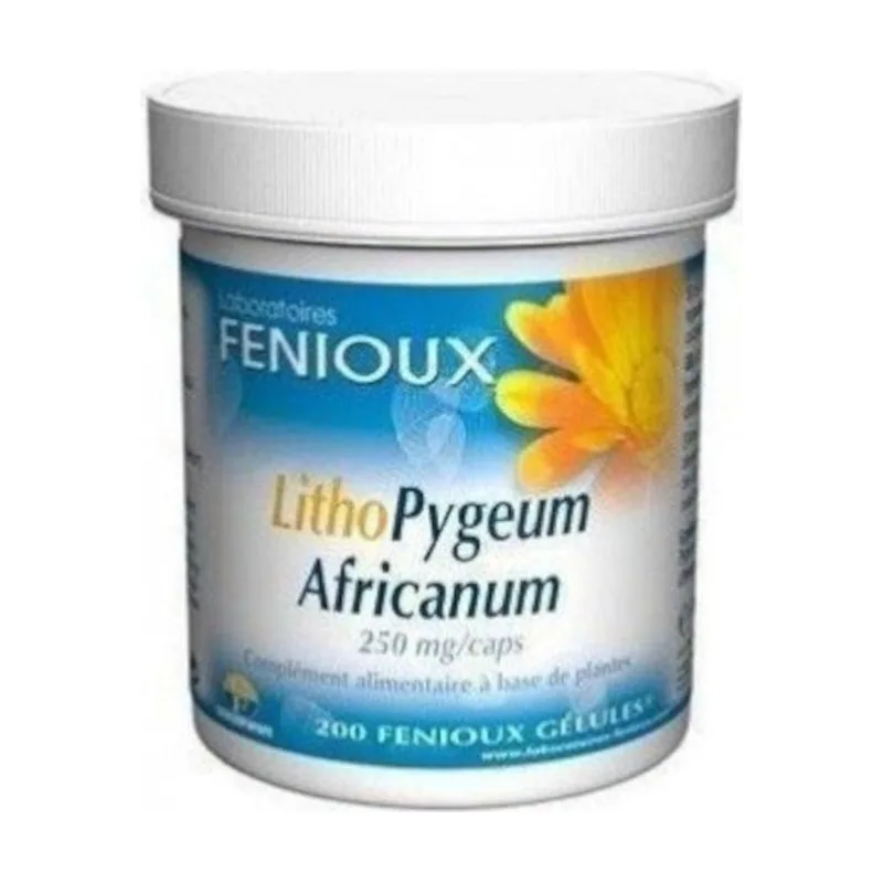 Litho Pygeum Africanum 250 mg 200 Cápsulas