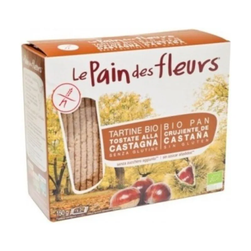 Pan de Flores con Castaña Sin Gluten Bio 300 g