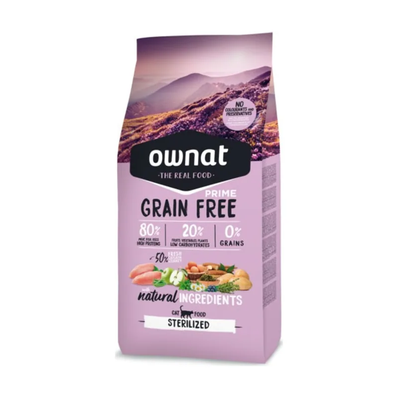 Ownat 8 kg Grain Free Sterilized pienso