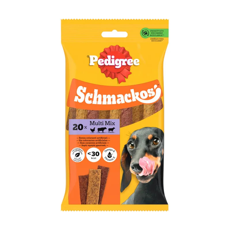 Pedigree 144 g Schmackos Tiras Carne Snacks