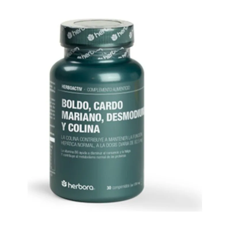 Hepactiv Cardo Mariano + Boldo + Colina 30 Cápsulas