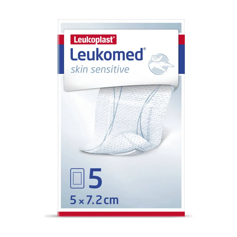 Leukomed Skin Sensitive 5 cm x 7,2 cm 5 unidades