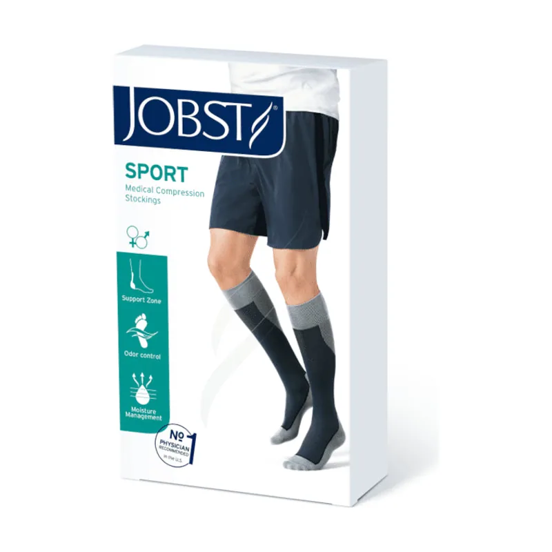 JOBSTSPORT Calcetines Negro Talla XL 20-30 mmHg 1 par