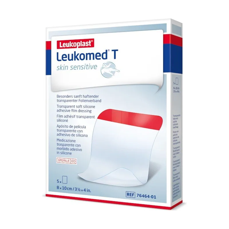 Leukomed T Skin Sensitive 8 cm x 10 cm 5 unidades