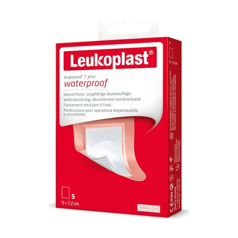 Leukomed T Plus 5 cm x 7,2 cm 5 unidades