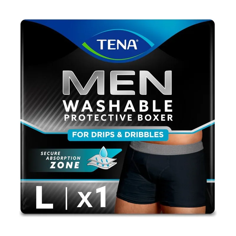 Men Boxer Lavable Boxer Negro L 1