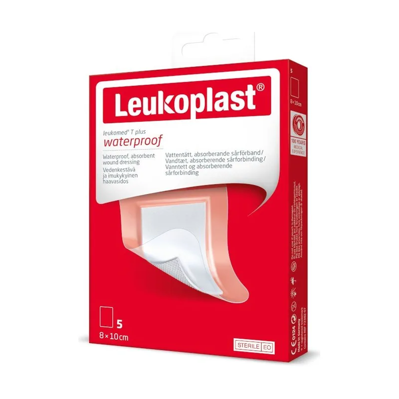 Leukomed T Plus 8 cm x 10 cm 5 unidades