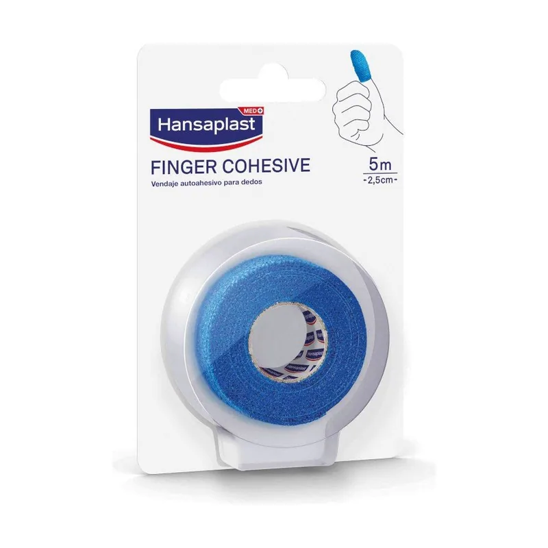 Venda Cohesiva para Dedos Azul 5m x 2,5cm