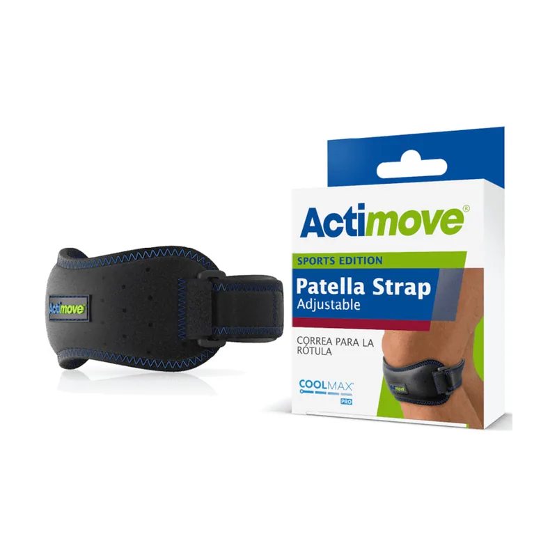 Cincha Patelar Ajustable Negro Talla Universal 1