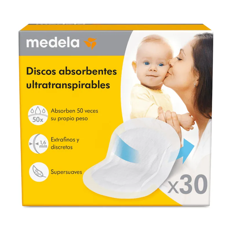 Discos Absorbentes Desechables Ultratranspirables 30