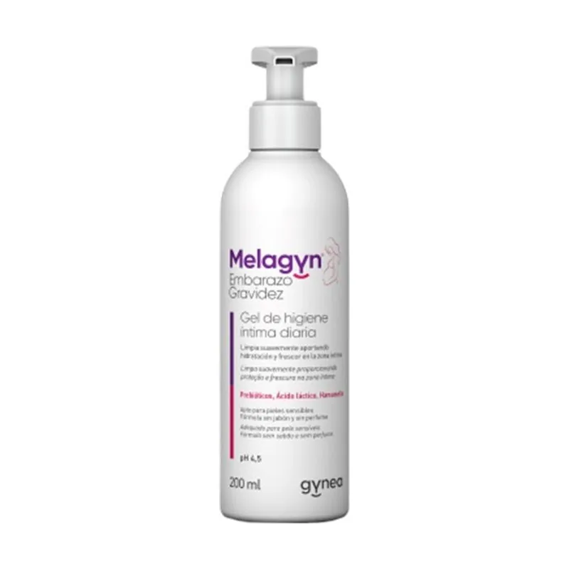 Gynea MELAGYN Embarazo Gel Higiene Íntima 200 ml