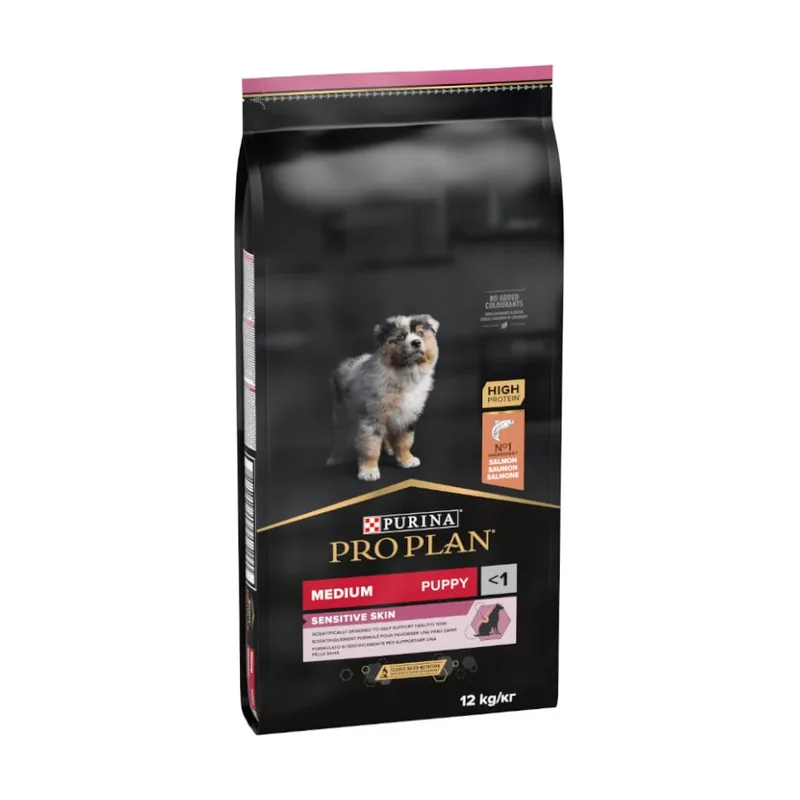 Pro Plan 12 kg Puppy Medium Salmón Piel sensible pienso
