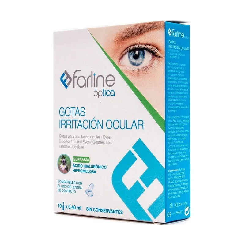 Óptica Gotas Irritación Ocular Monodosis 10x0,4ml