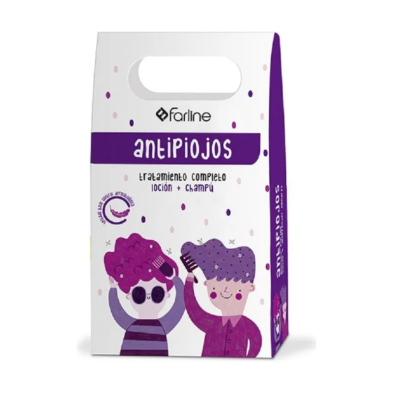 Farline Pack Antipiojos Loción 100ml + Champú Antipiojos 100ml
