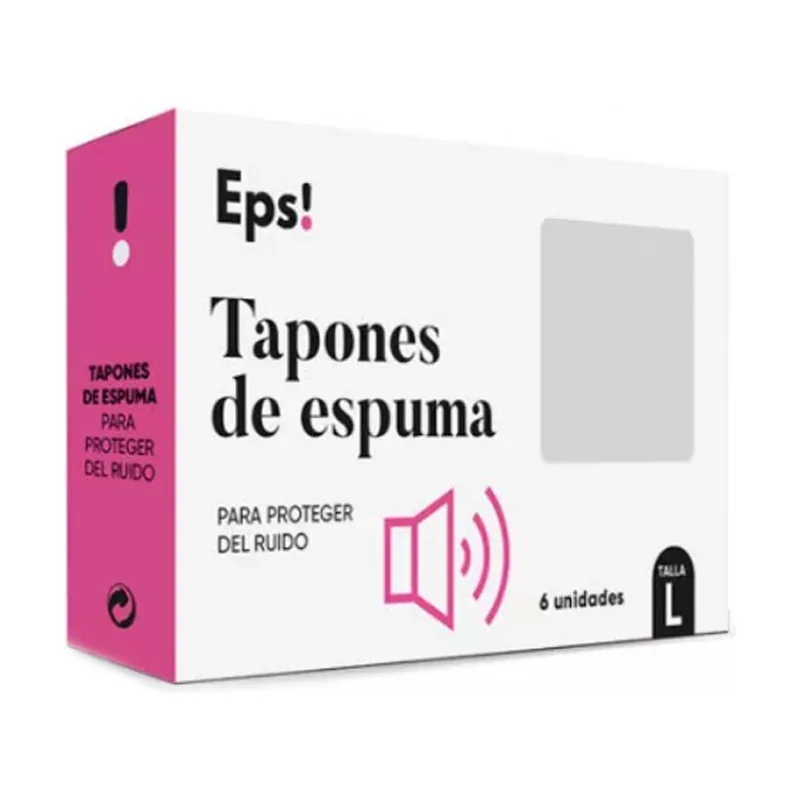Eps! Tapones de Espuma Talla L 6 unidades