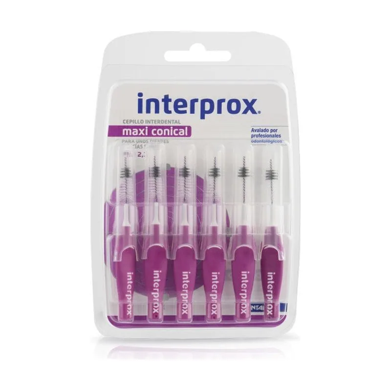 Cepillo Interproximal Recto Maxi Conical 2.3x6uds