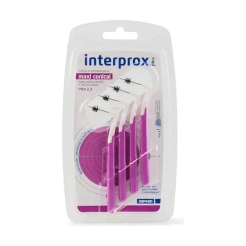 Cepillo Interproximal Angulado Plus Maxi 4 unidades