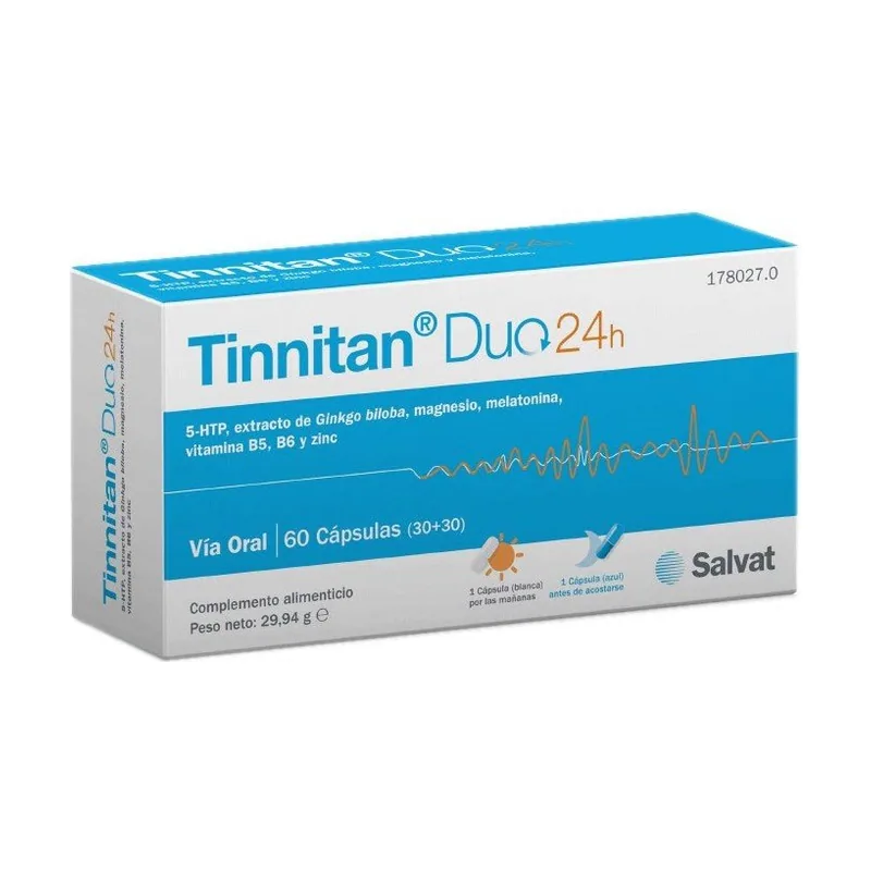 Tinnitan Duo 24 horas 60 cápsulas