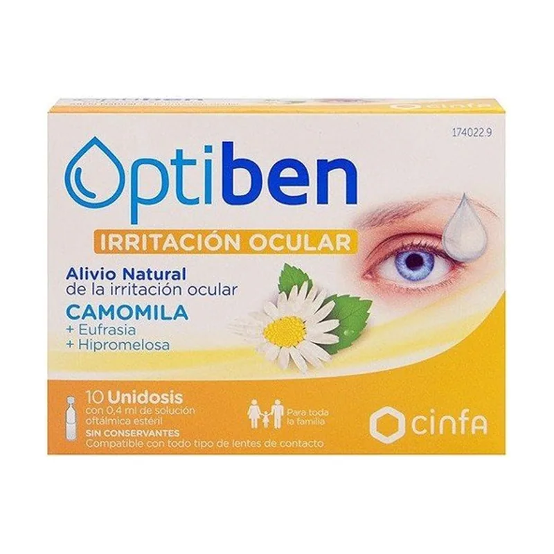 Optiben Ojos Irritados 10 monodosis