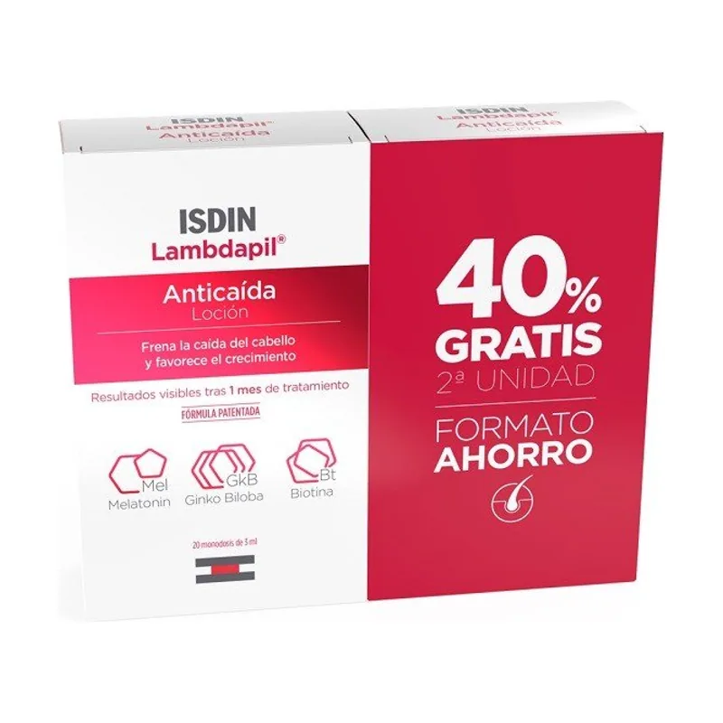 LAMBDAPIL Loción Anticaída Duplo 2x20 monodosis