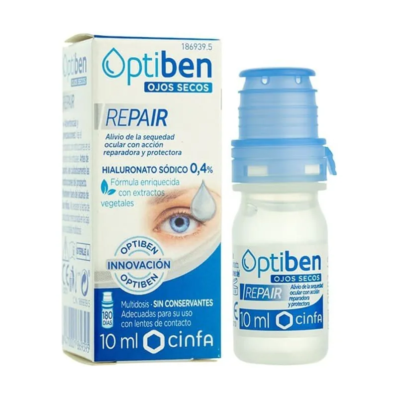 Optiben Ojos Secos Repair Colirio 10 ml