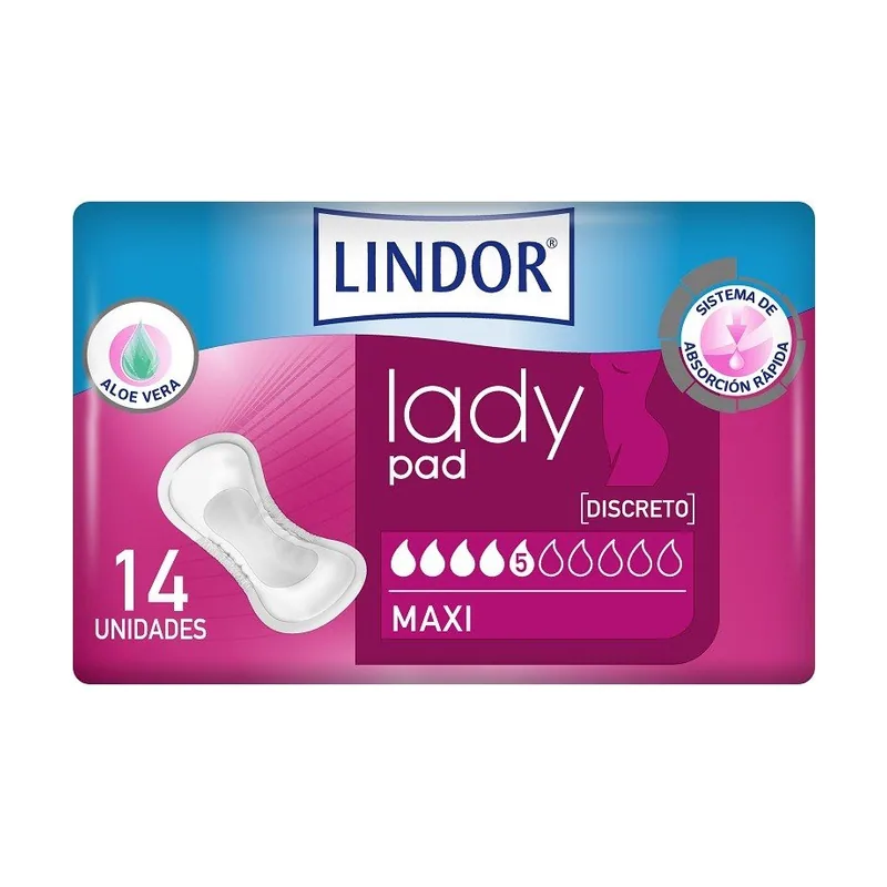 Lady Pad Maxi 5 Gotas 14 unidades
