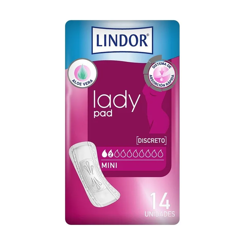 Lady Pad Mini 2 Gotas 14 unidades