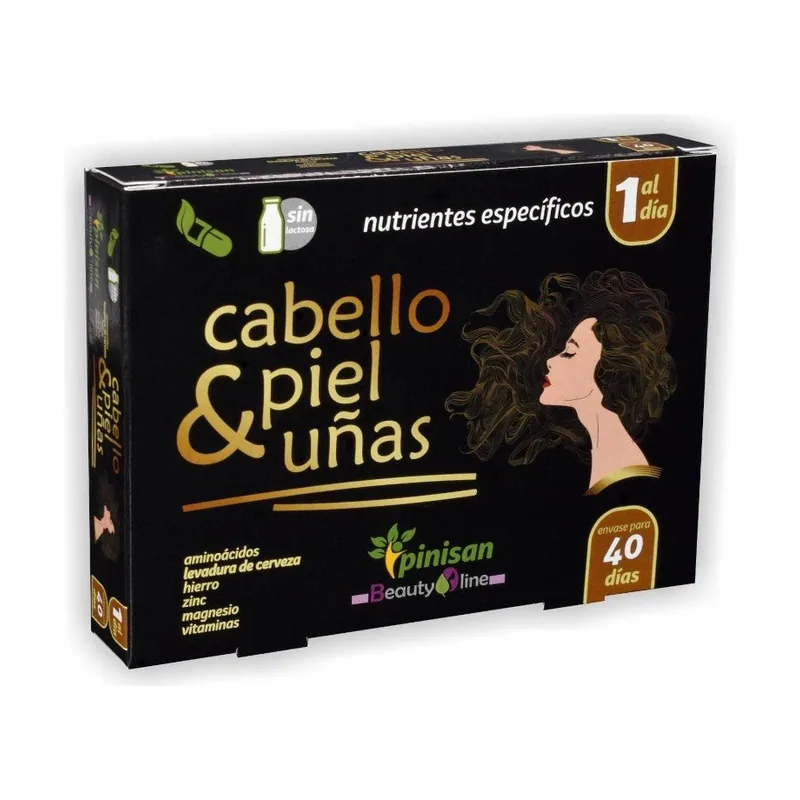 Cabello Piel Uñas 40 Cápsulas