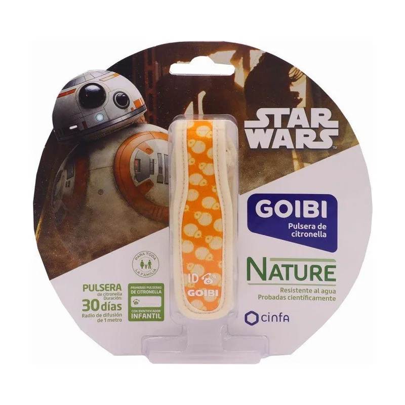 Pulsera de Citronela Nature Star Wars BB8