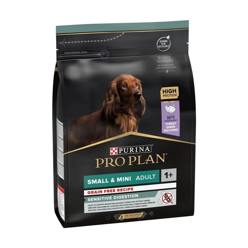 Pro Plan 2.5 kg Adult Small y Mini Digestión Pavo pienso