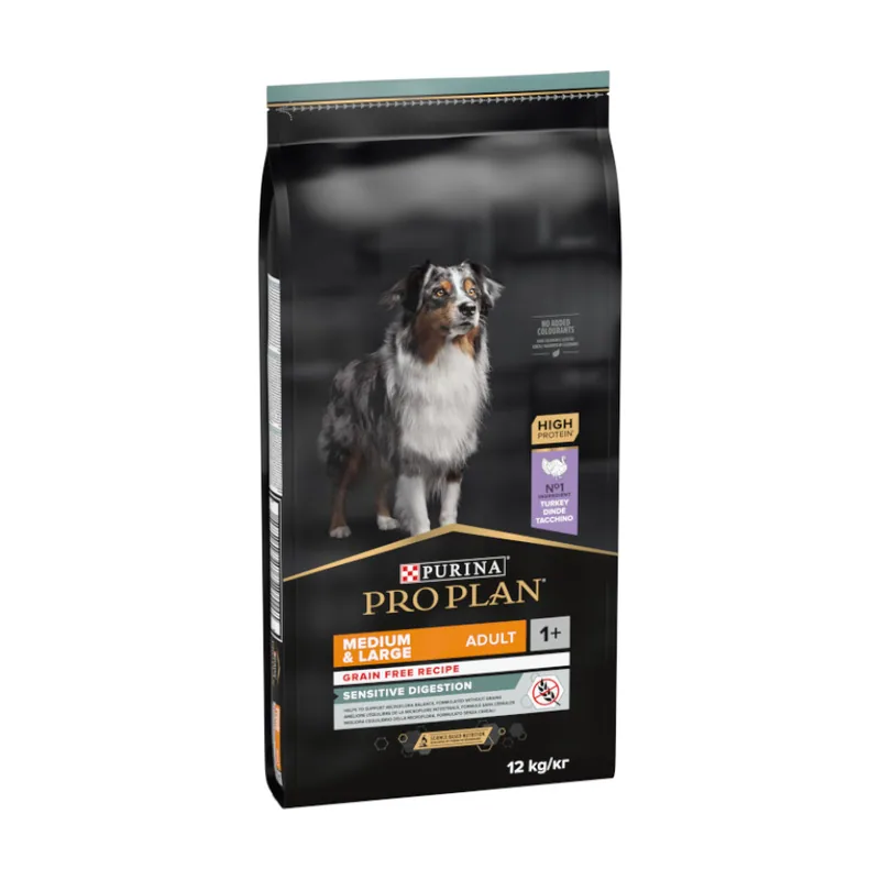 Pro Plan 12 kg Adult Medium y Large Digestión Pavo pienso