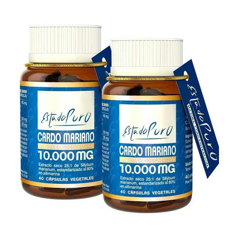 Estado Puro Cardo Mariano 10000 Mg 40 Cápsulas